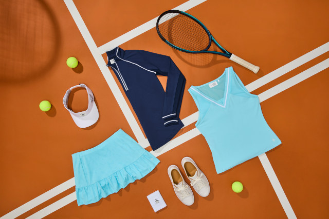 Jodie Burrage's Original Penguin outfit for Paris 2025