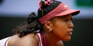 Naomi Osaka's sakura-style Roland Garros look