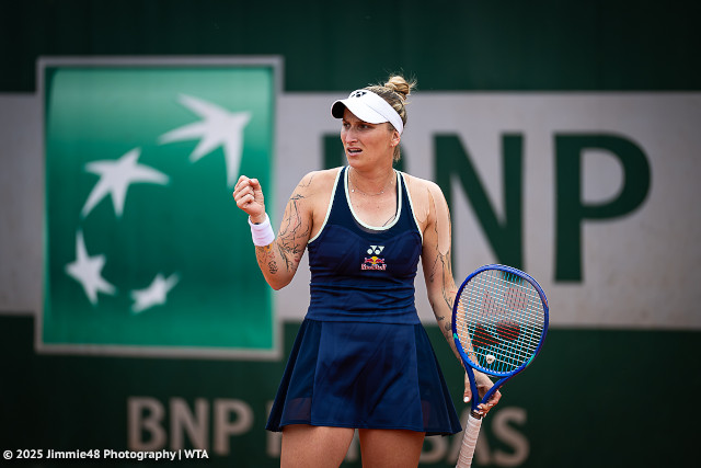 Marketa Vondrousova at Roland Garros 2025