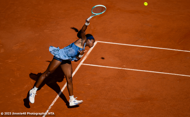 Coco Gauff at Roland Garros 2025