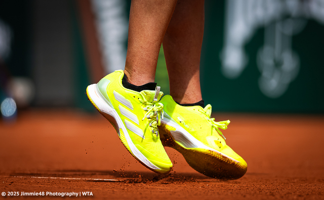 Jessica Pegula's shoes at Roland Garros 2025