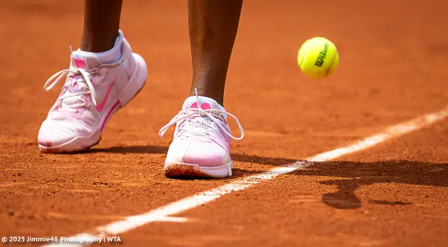Naomi Osaka's Nike shoes at Roland Garros 2025