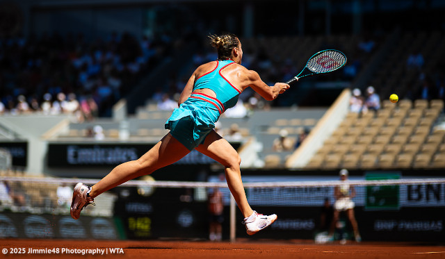 Aryna Sabalenka at Roland Garros 2025