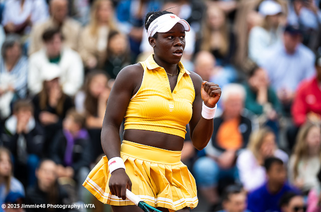 Victoria Mboko at Roland Garros 2025