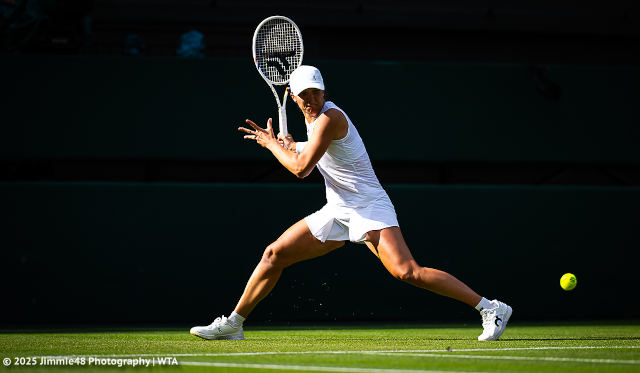 Iga Swiatek at Wimbledon 2025