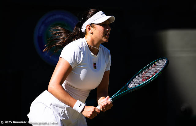 Amanda Anisimova at Wimbledon 2025