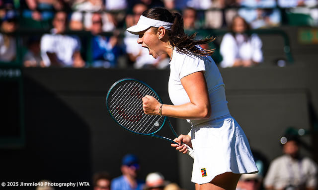 Amanda Anisimova at Wimbledon 2025