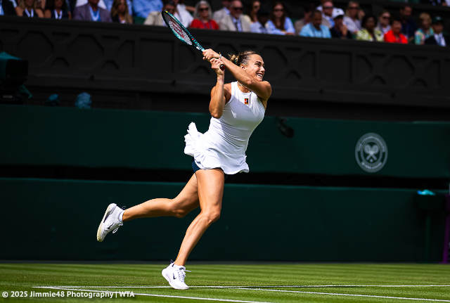 Aryna Sabalenka at Wimbledon 2025