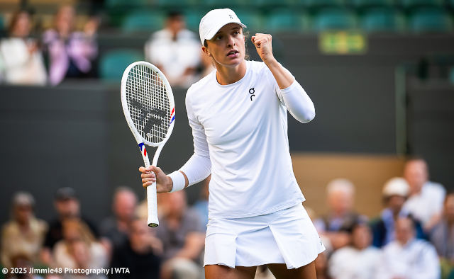 Iga Swiatek at Wimbledon 2025