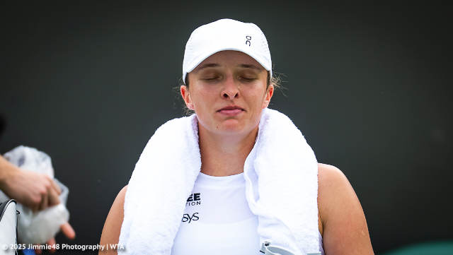 Iga Swiatek at Wimbledon 2025
