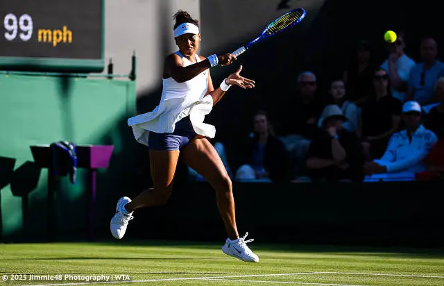 Naomi Osaka at Wimbledon 2025