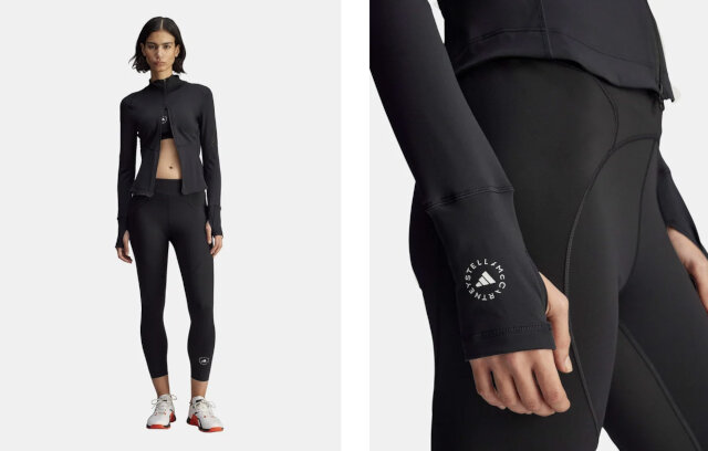 adidas Women's Stella McCartney Midlayer Full Zip