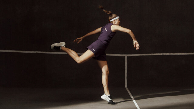 Karolina Muchova in Adidas Y-3 collection for New York 2025