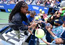 Coco Gauff at the US Open Fan Week