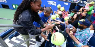 Coco Gauff at the US Open Fan Week