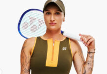 Marketa Vondrousova's Yonex outfit for New York 2025