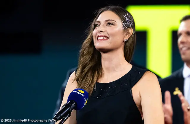 Maria Sharapova at the 2025 US Open