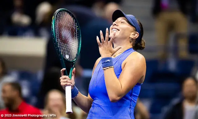 Amanda Anisimova at the 2025 US Open