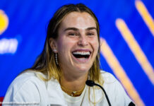 Aryna Sabalenka at the 2025 US Open