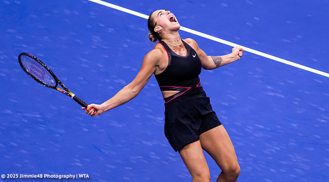 Aryna Sabalenka at the 2025 US Open