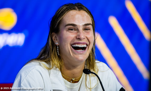 Aryna Sabalenka at the 2025 US Open