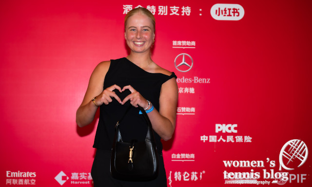 Clara Tauson at the 2025 China Open