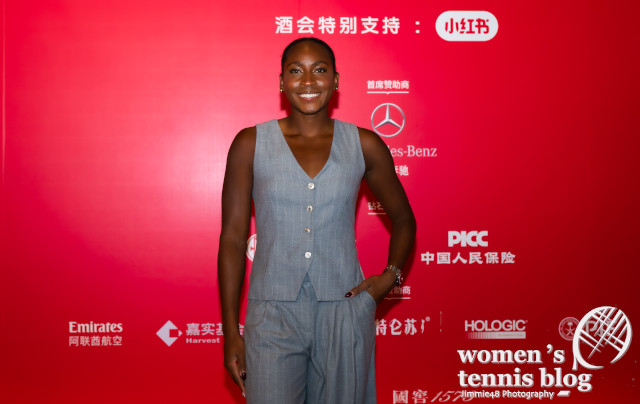 Coco Gauff at the 2025 China Open