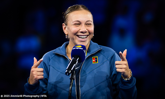 Anisimova sheds heavy tears: “I didn’t fight hard enough for my dreams.”