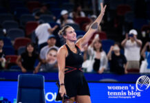 Aryna Sabalenka at Wuhan Open 2025