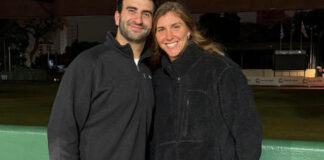 Beatriz Haddad Maia with boyfriend