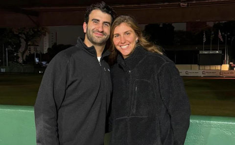 Beatriz Haddad Maia with boyfriend
