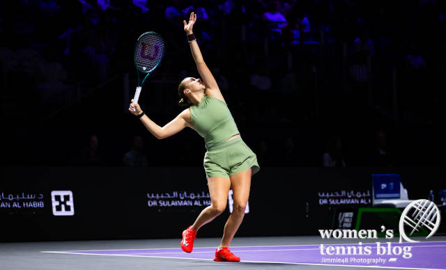 Amanda Anisimova at the WTA Finals