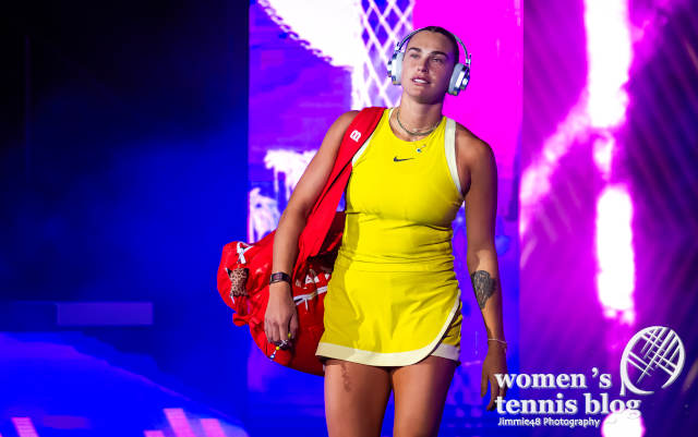 Aryna Sabalenka at Doha 2025