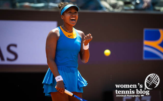 Naomi Osaka at Rome 2025