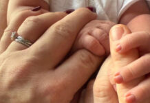 Alison Van Uytvanck and wife Emilie welcome baby girl Féline Alison Van Uytvanck baby news