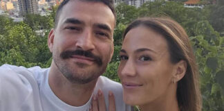 Bernarda Pera celebrates engagement to Kristijan Krajina Bernarda Pera engaged