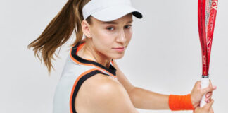 Elena Rybakina unveils new Yonex dress for 2026 in VCORE 8 promo Elena Rybakina Yonex