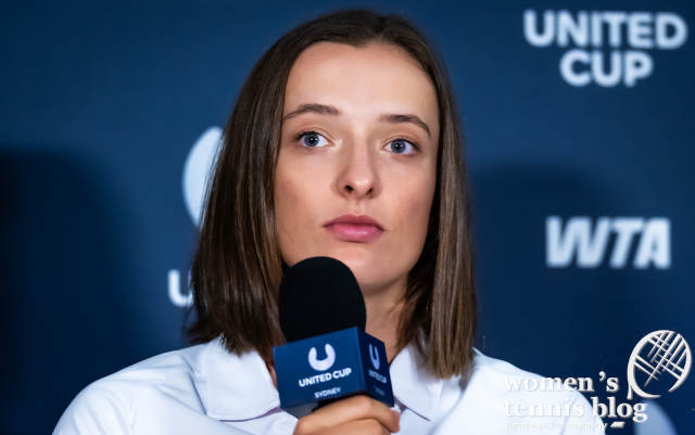 Iga Swiatek at the 2026 United Cup