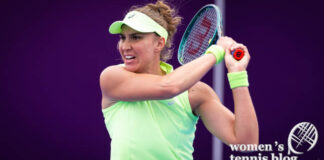 Beatriz Haddad Maia at the 2026 Qatar TotalEnergies Open