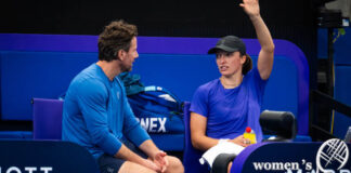 Iga Swiatek and Wim Fissette