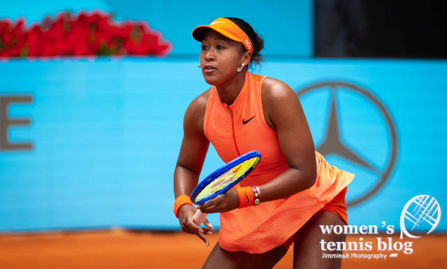 Naomi Osaka at the 2026 Mutua Madrid Open