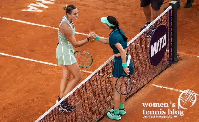 Aryna Sabalenka and Sorana Cirstea