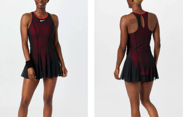 Aryna Sabalenka's Nike Summer Slam Dress is available for purchase at Tennis Warehouse.