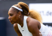 Serena saves match point to force third set, but ultimately falls to Joint at Wimbledon Serena Williams