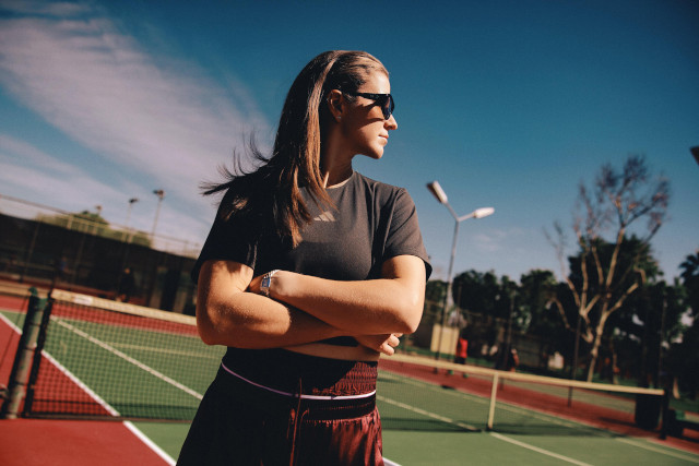 Karolina Muchova in Adidas New York 2026 collection