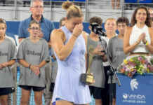 Maria Sakkari’s emotional breakdown after Athens final