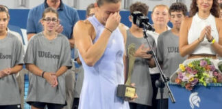 Maria Sakkari’s emotional breakdown after Athens final