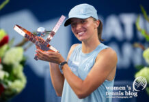 Swiatek dominates Rybakina to claim first title of 2026 in Toronto Iga Swiatek with her 2026 National Bank Open trophy