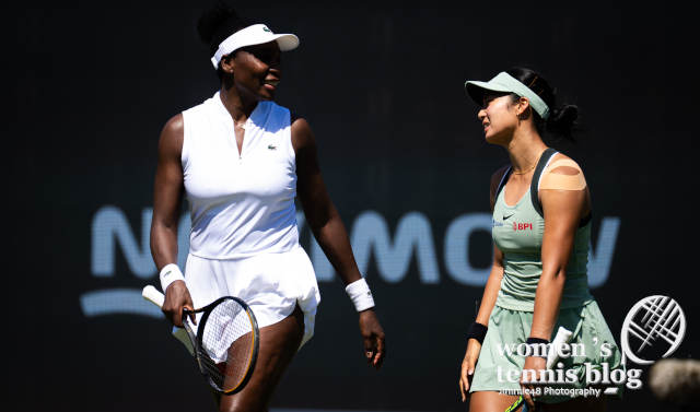 Alexandra Eala and Venus Williams have already played doubles together, at the 2026 Bad Homburg Open