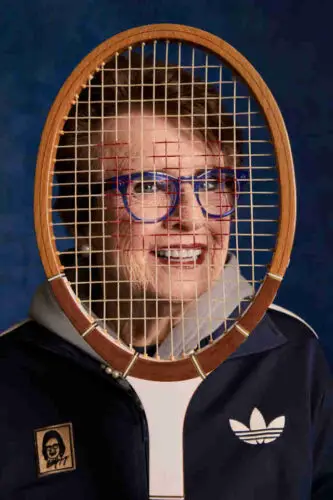 Billie Jean King portrait
